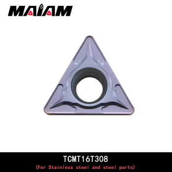 De înaltă calitate, TCMT triunghiular cioplire a introduce TCMT16T3 TCMT16T304 TCMT16T308 introduce pentru oțel Inoxidabil și oțel piese