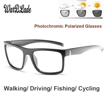 WarBLade Polarizate Fotocromatică ochelari de Soare Barbati Anti-Orbire Cameleon Decolorarea ochelari de Soare în aer liber Conducere Pescuit ochelari de Soare