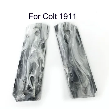 Colt 1911 Mânere Marmură acrilice se Ocupe Full Size 1911 Accesorii CNC acril material Mâner