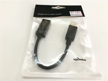 100buc Thunderbolt Display Port DisplayPort Male DP la HDMI de sex Feminin Cablu Convertor Adaptor Pentru Apple Mac Macbook Pro Air 4K