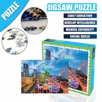 Jucarii pentru copii Adulti, Puzzle-uri de 1000 de Piese de Mare Joc de Puzzle Interesant Jucarii Cadou Personalizat puzzle