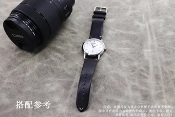 Noi 18 19 20 22mm Subțire stil Bărbați femeie moale din Piele Watchband negru Trupa Ceas Curea Potrivit pentru Seiko Omega Wristbelt