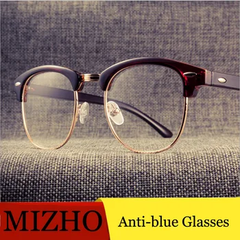 MIZHO 3016 Filtrare Proteja Vederea Anti Blue Light Ochelari Femei Vintage Uită-te La Telefon Blocarea Orbire Bărbați Pătrat