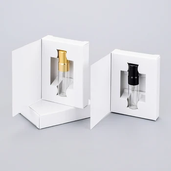 En-gros de 3 ML 5 ML 10 ML Personalizate Cutii de Hârtie Și Sticlă Sticlă de Parfum Cu Atomizor&gol Parfum de Ambalare