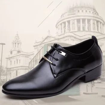 Italiană Negru Formale Pantofi Barbati Mocasini Rochie de Mireasa Pantofi de Barbati din Piele de Brevet Pantofi Oxford pentru Barbati încăltăminte într-Hommes En Cuir Noi