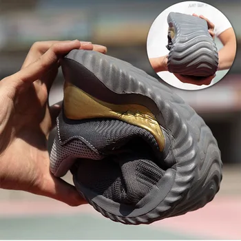 Noi Respirabil Securitate a muncii Pantofi Pentru Bărbați bombeu metalic Cizme de Construcție Pantofi Cizme de Siguranță Anti-Zdrobitor non-alunecare
