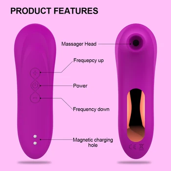 Clit Sucker Vibrator Suge Sfarcul Clitoris Vagin Stimulator Sex Oral Lins sex fara preludiu Limba Vibratoare Jucarii Sexuale pentru Femei