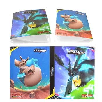 240Pcs Titularul Pokemoni liant Album Colectii de Jucarii Pokemones Carduri Album Carte de Top Încărcate Lista de Jucarii Cadou pentru Copii