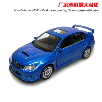 UNI Scara 1/36 Masina Jucării Japonia Subaru STI turnat sub presiune, Metal Trage Înapoi Model de Masina de Jucarie Pentru Cadouri/Colectare/Copii