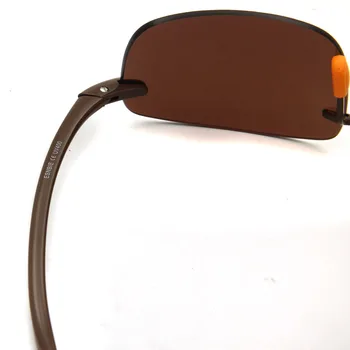 ESNBIE Design de Brand TR90 Titan Plastic Nylon Pătrat ochelari de Soare Barbati Femei fără rame, Ochelari de Soare Pescuit Oculos Gafas Tendință 2018