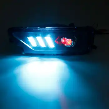 Pereche Bara Fata Ceață Lumina Lămpii de Semnalizare cu LED DRL Daytime Running Light LED Lampa spate Pentru VW pentru Amarok Preluare 2016 17+