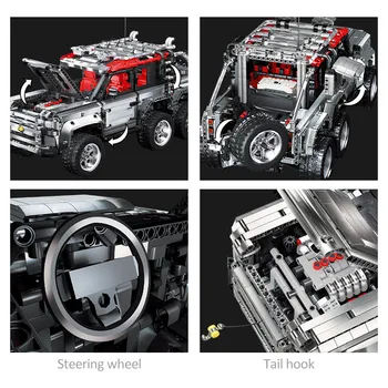 3288pcs Oraș Mecanic Vehicul Off-Road Model de Blocuri de Constructii Tehnice Masina de Curse SUV Creator MOC Cărămizi de Jucărie pentru Copii Cadouri