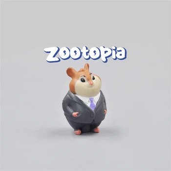7Pcs/Set Disney Pixar Puli Jucarii Desene animate Anime Figura Zootropolis Utopia Nick Fox Judy Model Animal Păpuși Copil Cadou de Ziua de nastere