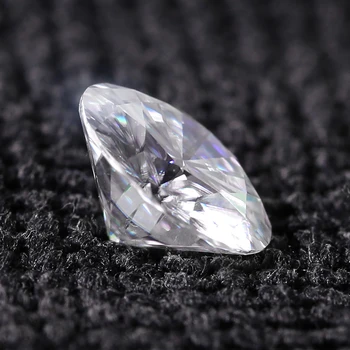 Transgems 1 buc 10mm F Cut Moissanites Vrac Piatra Margele pentru a Face Bijuterii Echivalent Diamant 4ct Carate Moissanite Diamant