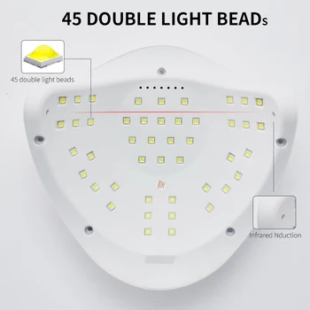 ROHWXY UV LED Lampa de Unghii Pentru Manichiura Instrumente 80W/54W Gel de Unghii Uscator Pentru Uscarea Unghiilor cu Gel Uscare Gheață Lampa Pentru Toate Tipurile de Gel Lac