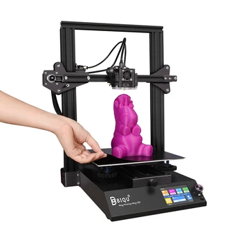 BIQU B1 FDM 3D Printer Kit de Înaltă Precizie Cu Dimensiuni Mari 235*235*270 3.5 Inch Touch Screen pe 32 de biți Tăcut Placa de baza Impressora 3d