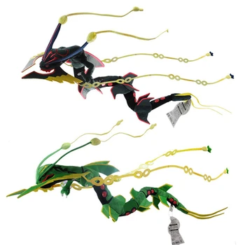 2Style Jucărie de Pluș XY Mega Ruby Rayquaza Dragon Moale de Pluș Jucarii Papusa Pentru Copii Cadouri