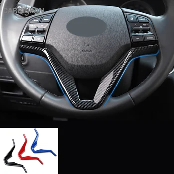 Masina Albastru/Rosu/Negru Volan Tapiterie Decorare Acoperire Autocolant Styling Pentru Hyundai Tucson 2016 2017 2018 Accesorii Touch C750