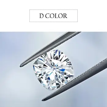 Szjinao Reale Liber de Piatră prețioasă Moissanite Diamant CVD 3ct 8.5 MM D VVS1 Culoare Lab Crescut pernite Pentru Inel cu Diamant Brățară
