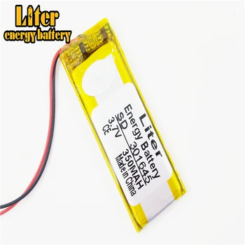 Litiu polimer baterie 301645 3.7 V 350MAH 301545 MP3 sunet de înregistrare pen cască Bluetooth punct lectură stilou wirel
