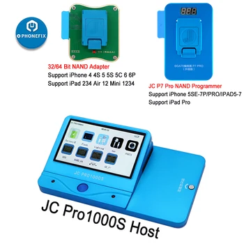 JC Pro1000S JC P7 Pro PCIE NAND Programator 32/64 Bit HDD Citit Scrie Instrument de Reparații pentru iPhone 7 7P 6 6S 6P 6SP 5 4 Toate iPad Debloca