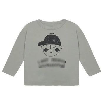 Copii T Shirt 2020 Nou Toamna Iarna Băieți Și Fete Desene Animate De Imprimare Topuri Cu Maneci Lungi Tricouri Copil Din Bumbac Haine De Moda Tees