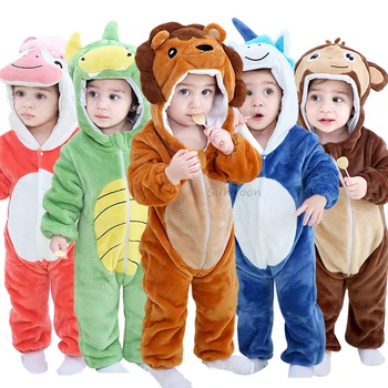 Salopetă Pentru Copii Baby Boy Haine Fete, Haine Nou-Născut Salopeta De Iarna Unicorn Leu Costume De Desene Animate Onesies Haine Pentru Copii