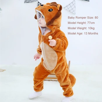 Salopetă Pentru Copii Baby Boy Haine Fete, Haine Nou-Născut Salopeta De Iarna Unicorn Leu Costume De Desene Animate Onesies Haine Pentru Copii