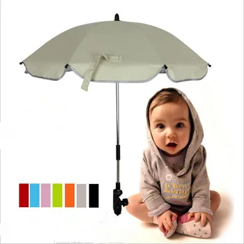 Calitate de Top Arbitrare Îndoire Copil Cărucior Umbrelă de Pliere rezistent la apa Parasolar Copil Umbrelă de Ploaie pentru Transport Copii Accesorii