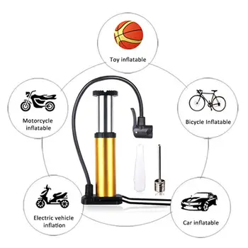 Pompa de biciclete Pompa de Picior Drum Portabil de Aer Pompă de Bicicletă Compresor MTB Pedala Cauciuc Pneumatic de Reparare Manometru Ciclism Conducta Pompei