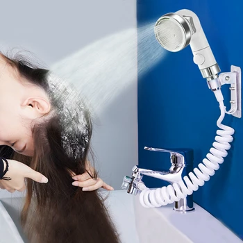 Japoneza De Presiune Boost Robinet De Cap De Duș Baie Spray De Scurgere Filtru Furtun De Spălat Chiuveta Spălare A Părului Duș