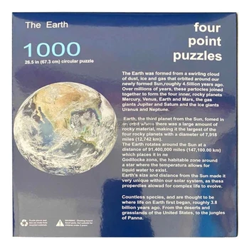 1000 Piese Puzzle Planeta Asamblarea Imagine Peisaj Adulți, Jocuri Pentru Copii, Jucarii Educative