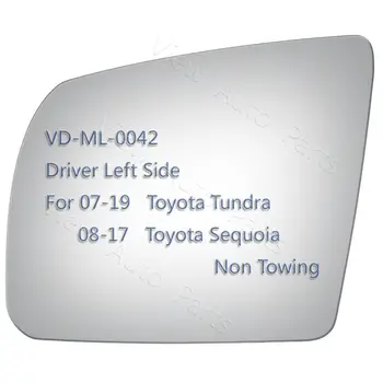Pentru 2007-2019 Toyota Tundra Noua Oglinda, Sticla+Adeziv Driver Stanga