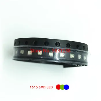 100BUC 0603 SMD LED-uri RGB, rosu+verde+albastru 0606 plin de culoare Led-uri cu catod Comun, anod comun 1615 1.8-2.0 v, 20mA cree led COB chip led