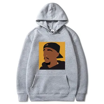 Tupac Shakur 2Pac Moda Hanorac Barbati Vrac Pulover Hoodie de Toamna cu Maneci Lungi Populare Hanorace mi-e Dor de 2Pac.Hip-Hop-Hanorace Fleece