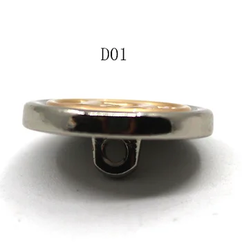 10buc/lot de metal rotund butoane potrivite pentru haine, bratari, genti, DIY de Cusut nasturi (D-01)