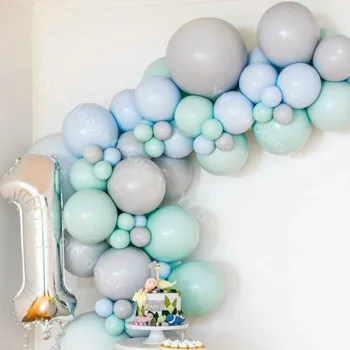 Diy Decorare Petrecere Ghirlanda Baloane Arcada Kit Paiete Adult Ziua de nastere Decoratiuni de Nunta Bue Balon Copil de Dus Băiat sau Fată