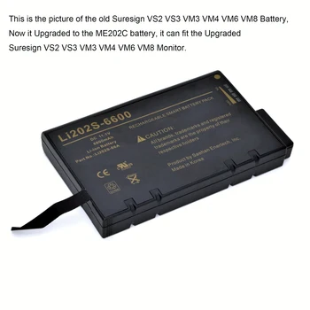De înaltă Calitate Importate Celule de Baterie 989803144631 Li202S-60A Li202S-66A Li202S-6600 Baterie Pentru Philips Suresign VM4 VM6 VM8 VM3 VS2 VS3 V24E Baterie ( Actualizat La ME202 ME202C Bateria Poate se Potrivesc Pentru Cea Mai nouă Mașină )