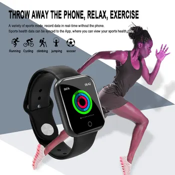 Y68/D20pro Ceas Inteligent Bluetooth Fitness Tracker Sport Watch Monitor de Ritm Cardiac tensiunea Arterială Smartwatch Speicial Link-ul pentru VIP