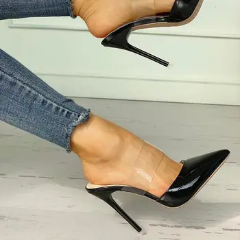 Doratasia 2020 calitate de top sexy degetul ascutit catâri pantofi de femeie pompe cu toc subțire petrecere tocuri inalte aluneca pe vara pantofi pentru femei