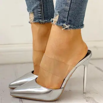Doratasia 2020 calitate de top sexy degetul ascutit catâri pantofi de femeie pompe cu toc subțire petrecere tocuri inalte aluneca pe vara pantofi pentru femei