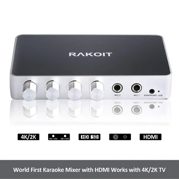 4K-H DMI Karaoke Mixer Telefon Android Set-Top Box Inteligent Mașină de Karaoke TV Karaoke Set