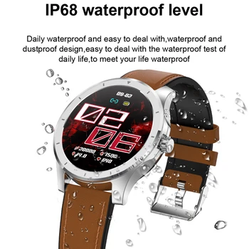 LIGE apelare Bluetooth Ceas Inteligent Bărbați IP68 rezistent la apa Acceptă Music Player Pentru Android, ios, Telefon GPS track Motion smartwatch Mens