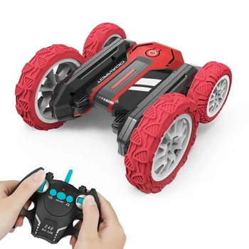 RC Cascadorii Auto Rock Crawler Rola Masina de 360 de Grade Flip Auto Jucarii pentru Copii