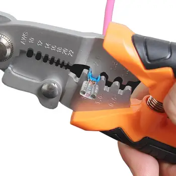 Electrician Crimper Cablu Cutter Automat Sârmă Stripteuză Multi-funcțional Clește de Design de Front-end Margine Curbat Convenabil