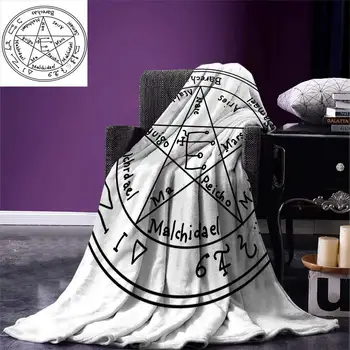 Oculte Pătură Minimalist Magie Vechi Simbol cu Datată Forma și Motivul Vechi în Noua Arta de Imprimare Pături Calde pentru Paturi