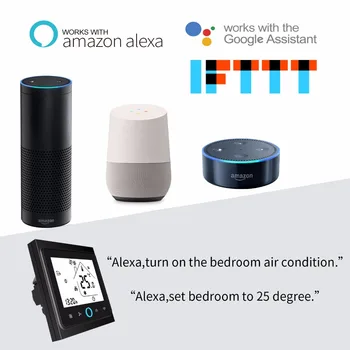 WiFi inteligent Termostat regulator de Temperatură pentru Apă și Gaz Cazanul Funcționează cu Alexa Ecou de Start Google Tuya