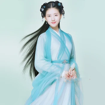 7 Design Multicolor Prințesă Zână Costum pentru Drama de Dragoste mai Bine Decât Nemurirea Chun Hua Qiu Yue Zhao SiLu Etapă Hanfu Cosplay
