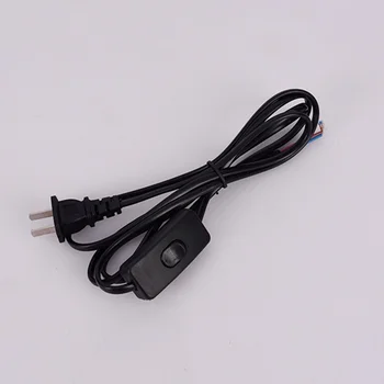 5PCS/ mult 1,8 m Cablu de Alimentare AC Butonul On/Off Comutator de Alimentare cu Doi pini UE Plug Cablu prelungitoare NOI Tip Adaptor