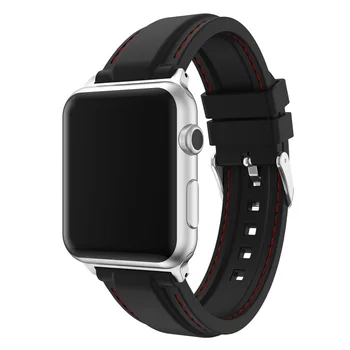 Curea din silicon Pentru Apple Watch band 38mm 42mm 40mm 44mm iWatch Bratara sport band pentru apple watch serie SE 6 5 4 3 2 watchband